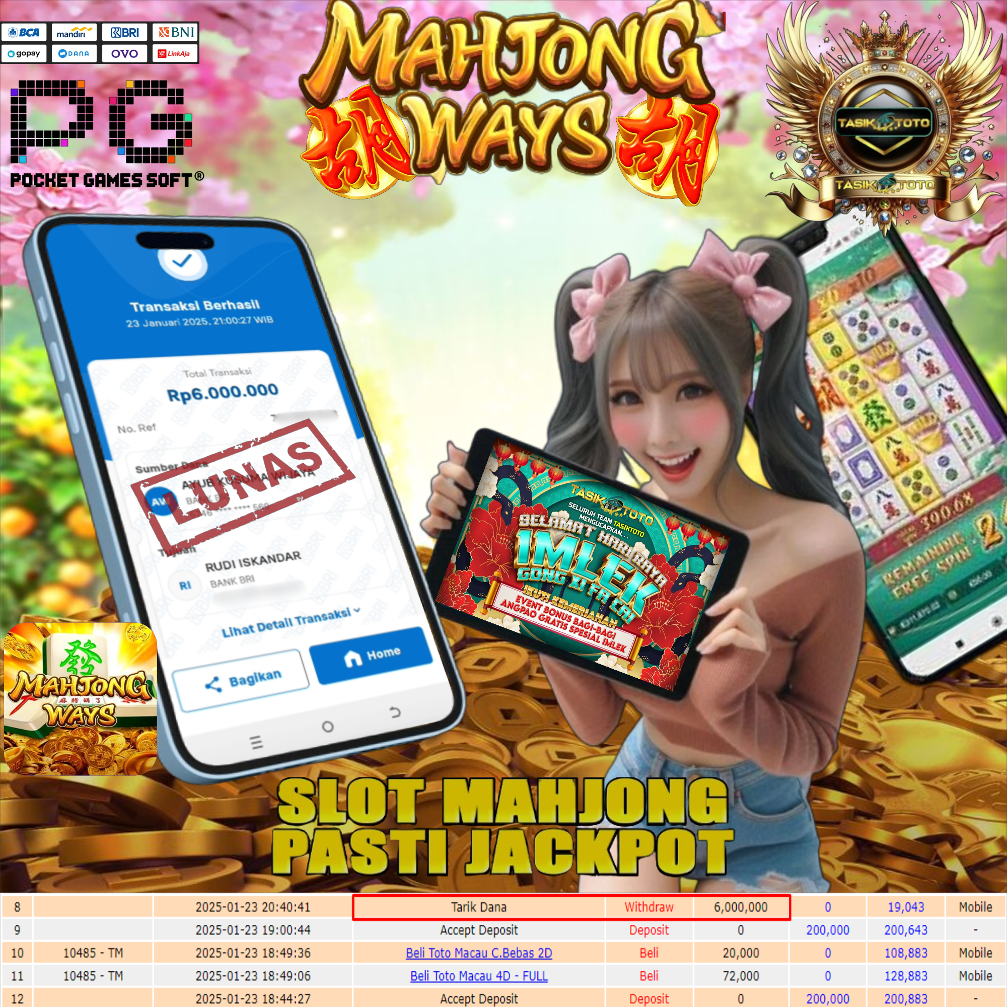 BUKTI JP TASIKTOTO – 24 JANUARI 2025