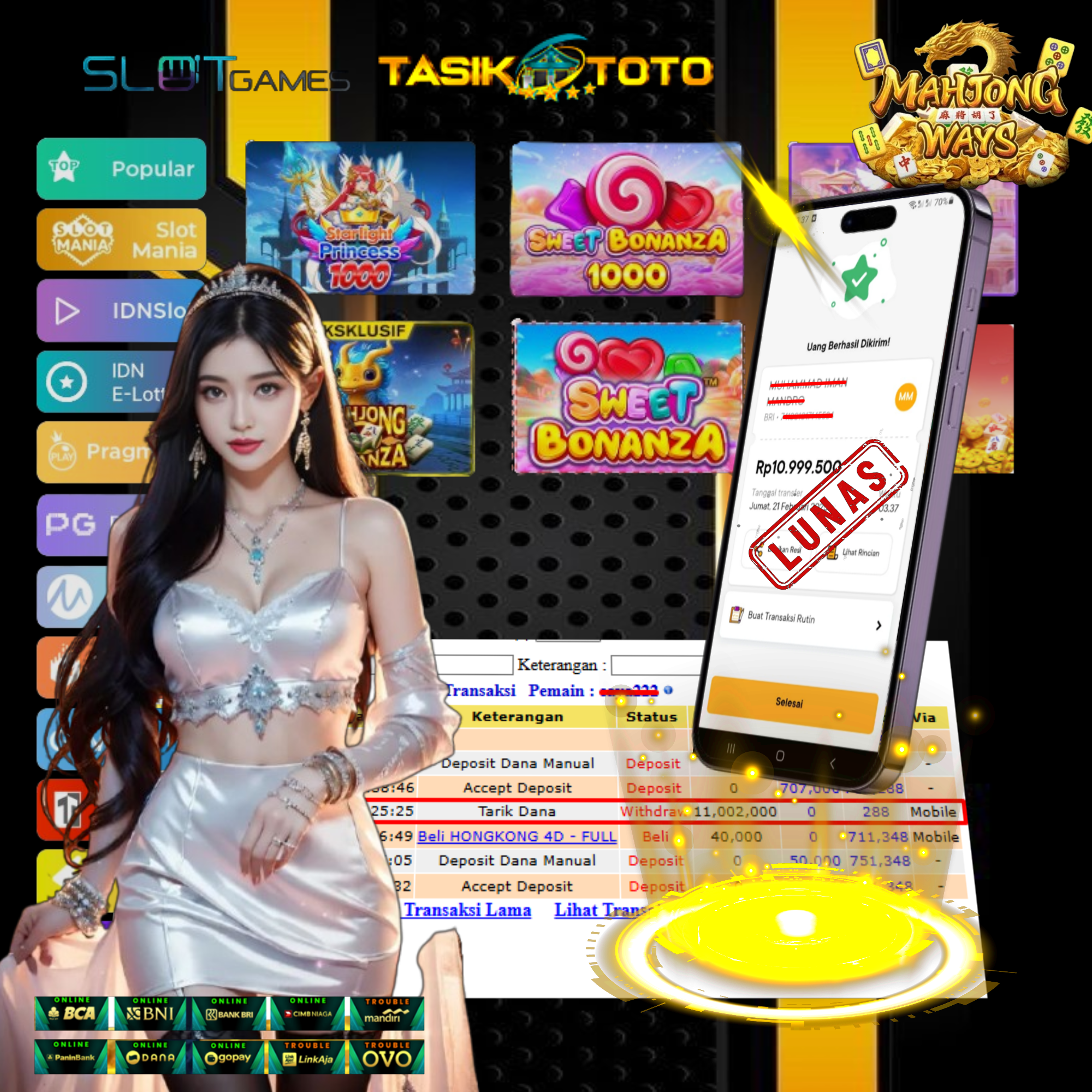 BUKTI JP TASIKTOTO – 22 FEBRUARI 2025