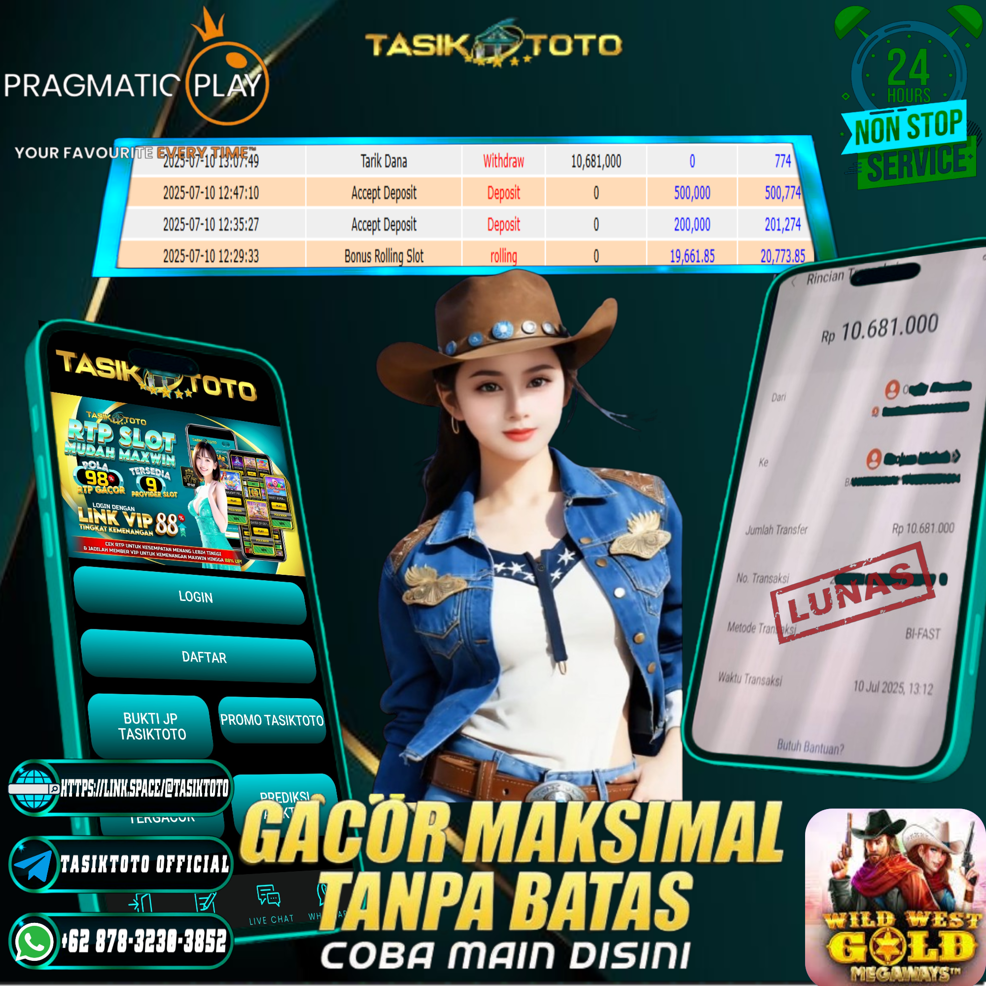 BUKTI JP TASIKTOTO – 10 JULI 2025