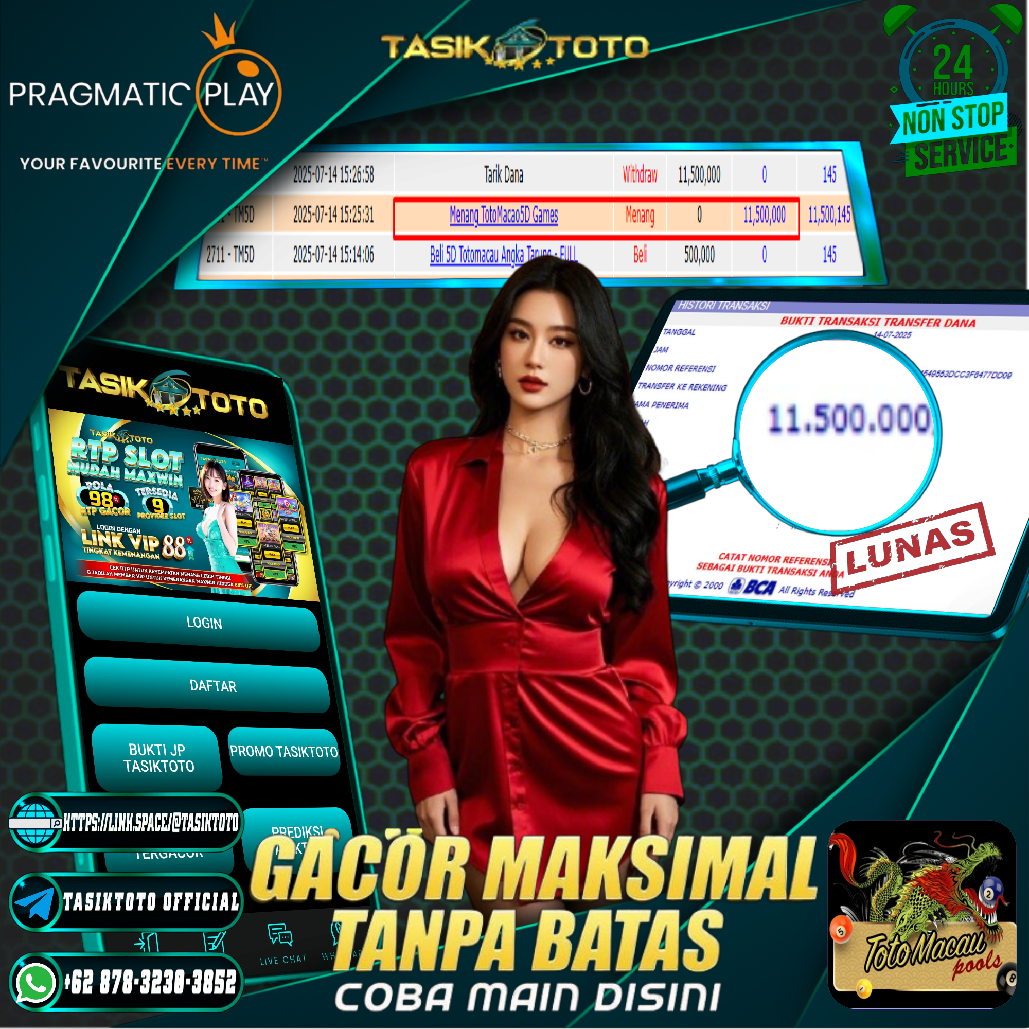 BUKTI JP TASIKTOTO – 15 JULI 2025