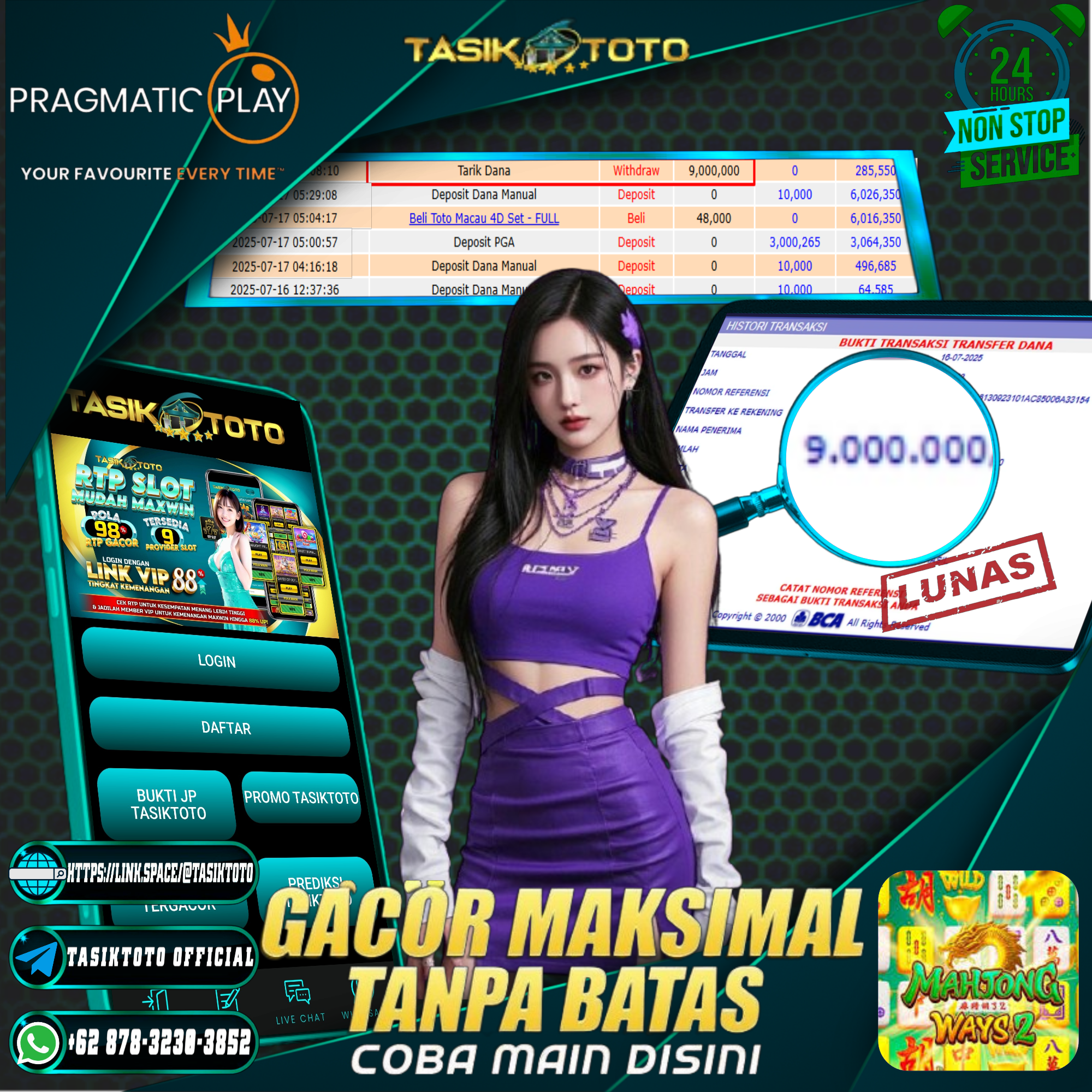 BUKTI JP TASIKTOTO – 17 JULI 2025