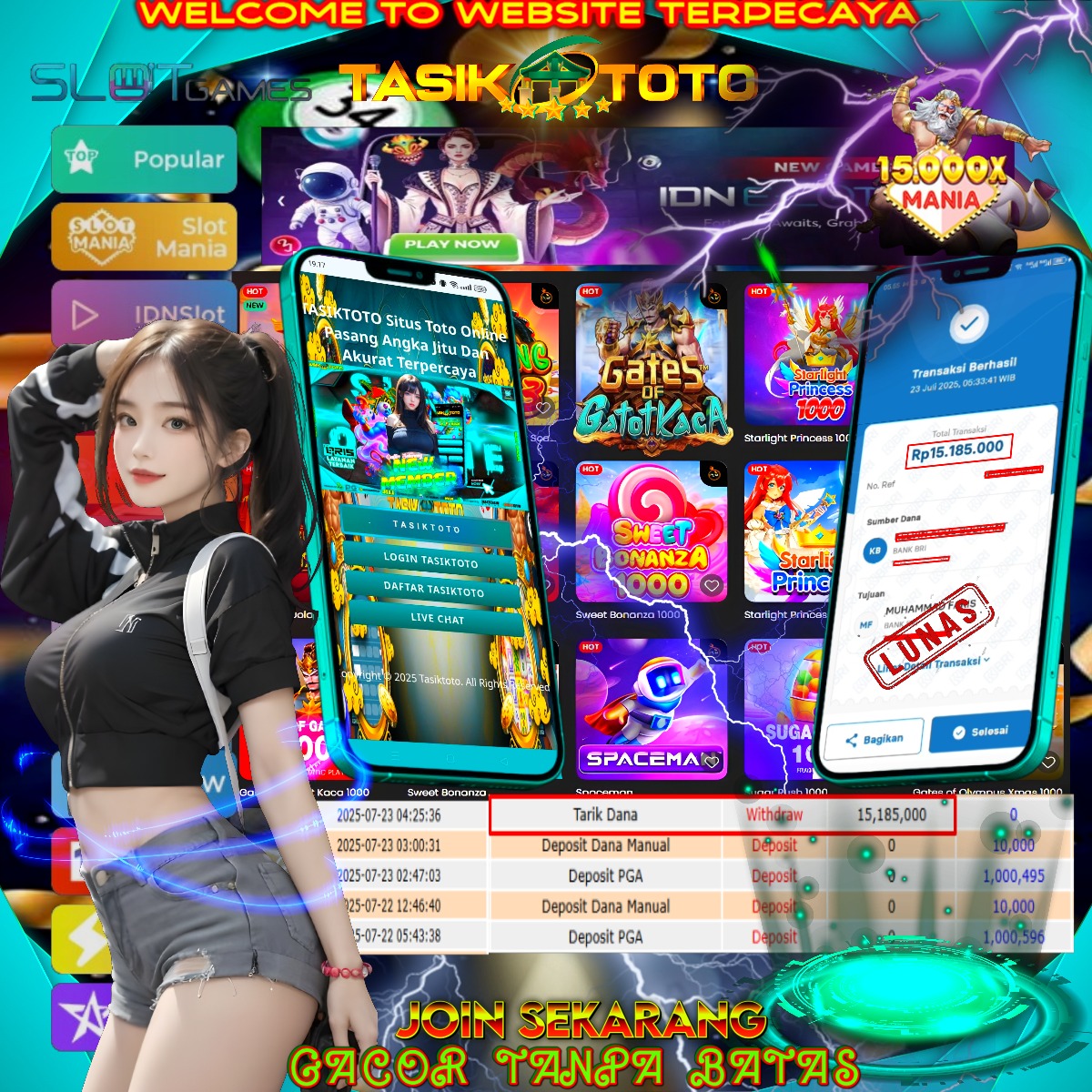 BUKTI JP TASIKTOTO – 23 JULI 2025