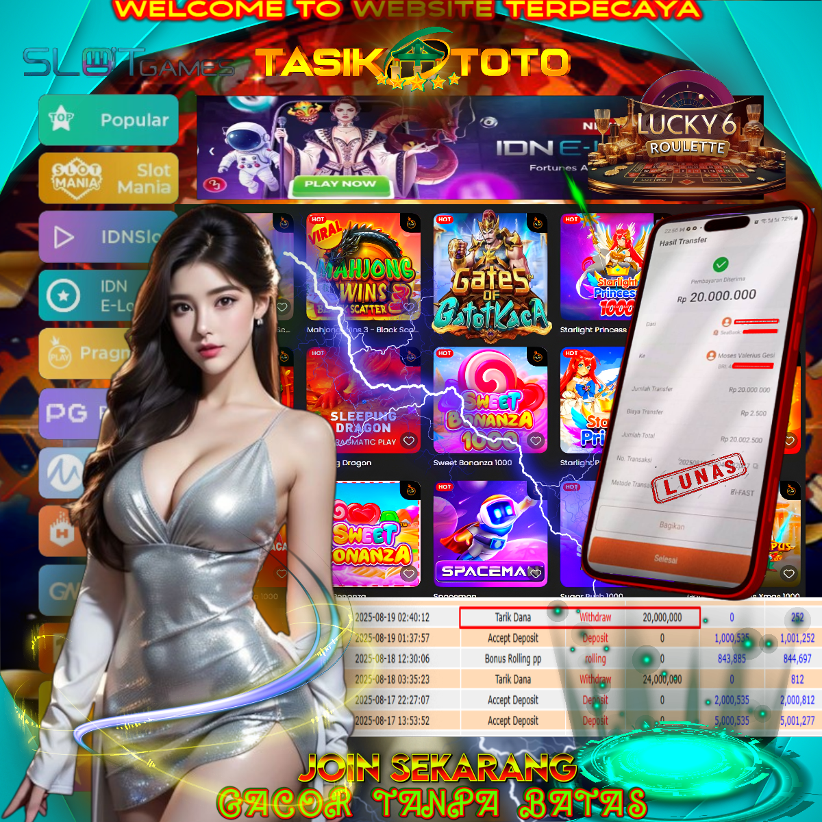 BUKTI JP TASIKTOTO – 19 AGUSTUS 2025