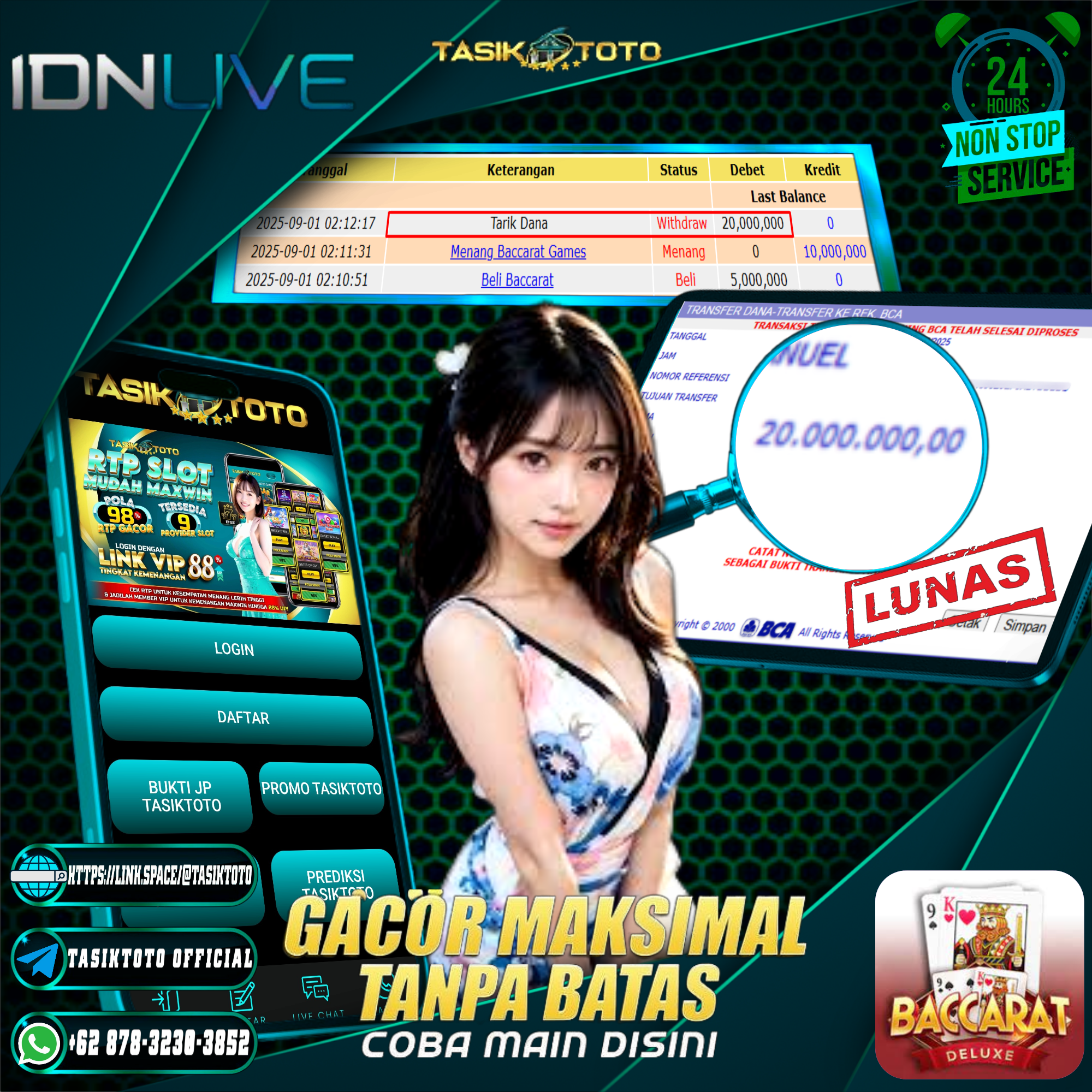 BUKTI JP TASIKTOTO – 1 SEPTEMBER 2025