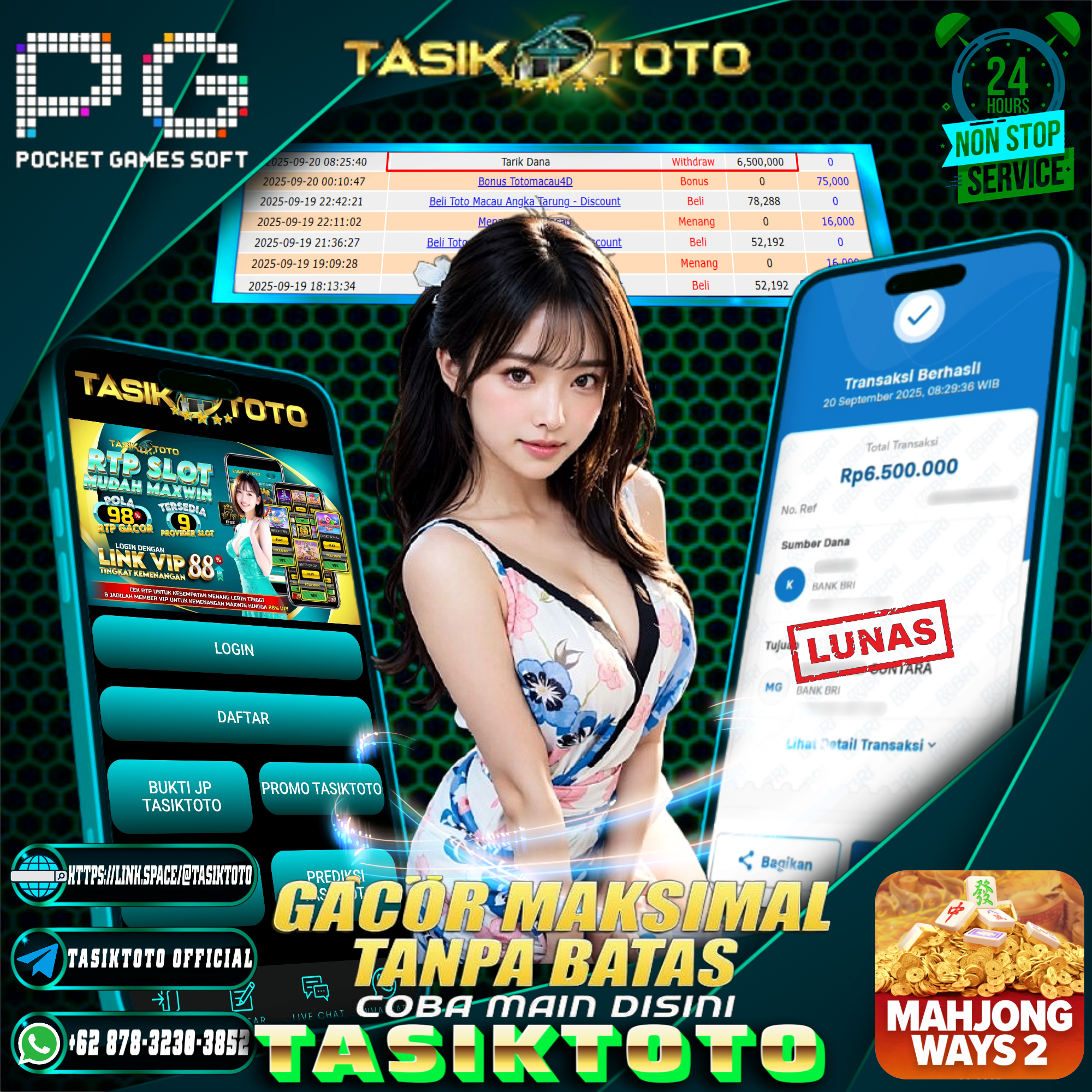 BUKTI JP TASIKTOTO – 20 SEPTEMBER 2025