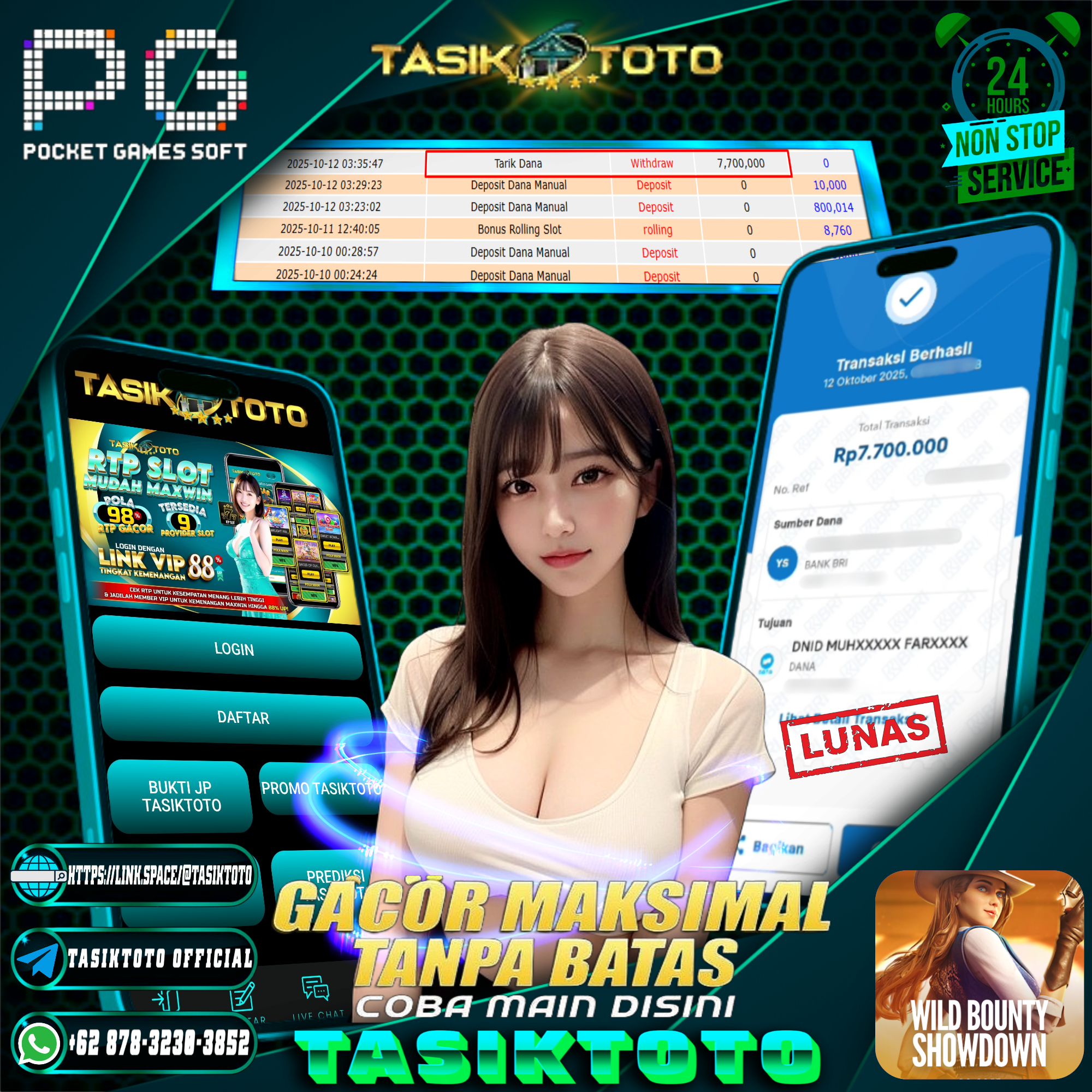 BUKTI JP TASIKTOTO – 12 OKTOBER 2025