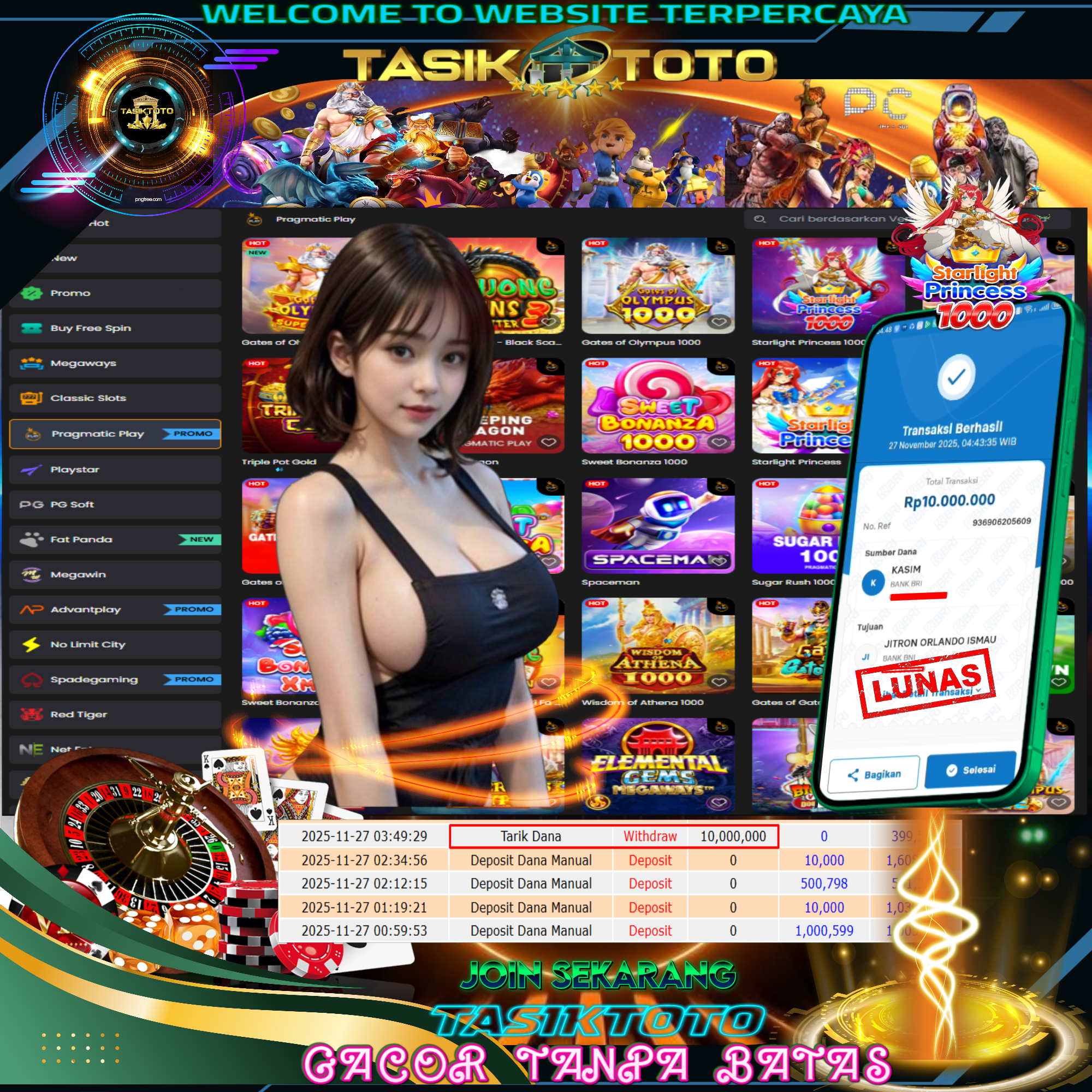 BUKTI JP TASIKTOTO – 27 NOVEMBER 2025