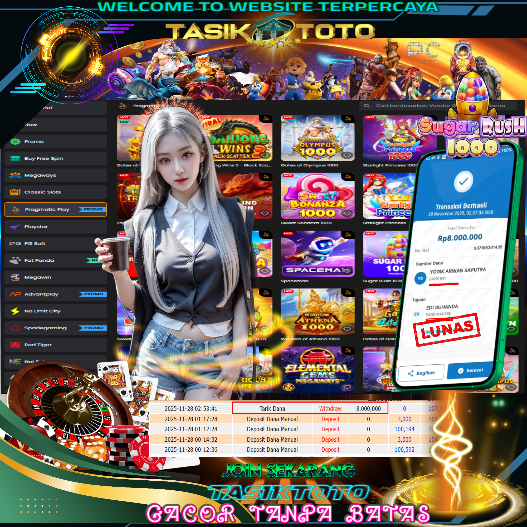 BUKTI JP TASIKTOTO – 28 NOVEMBER 2025