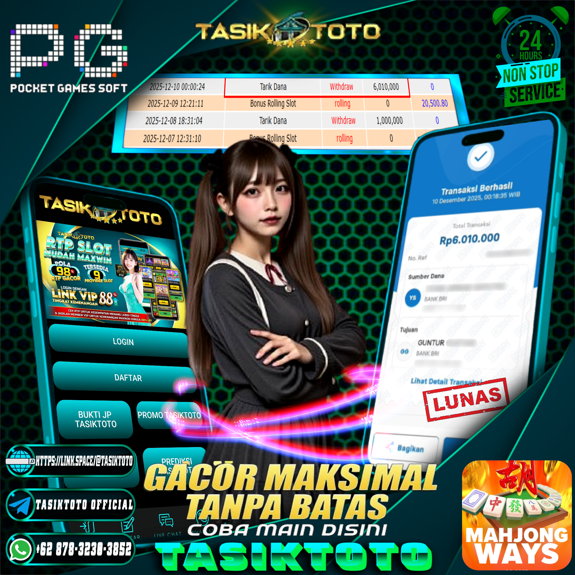 BUKTI JP TASIKTOTO – 10 DESEMBER 2025