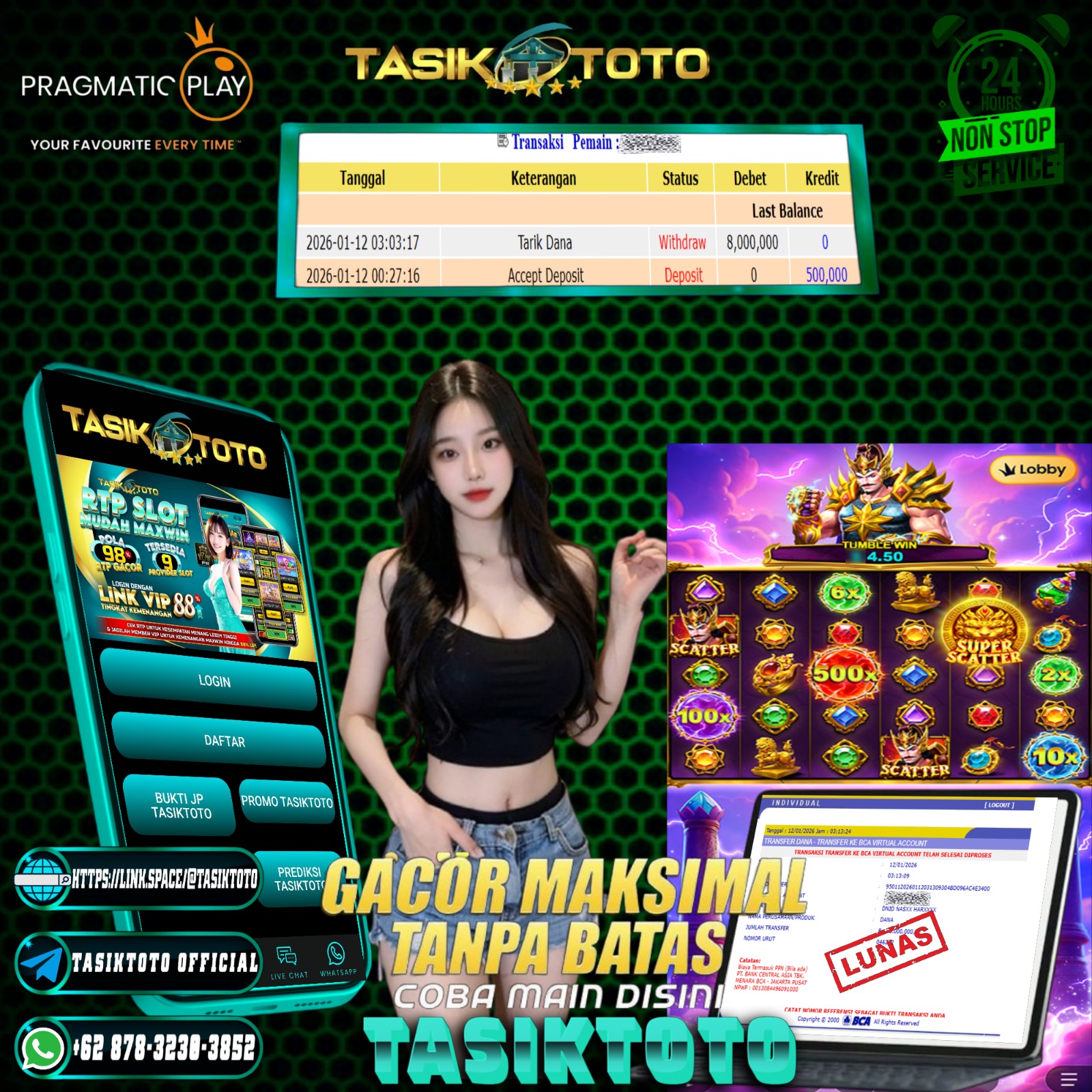 BUKTI JP TASIKTOTO – 12 JANUARI 2026