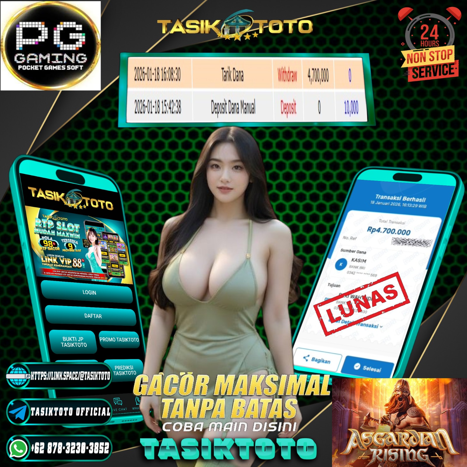 BUKTI JP TASIKTOTO – 19 JANUARI 2026