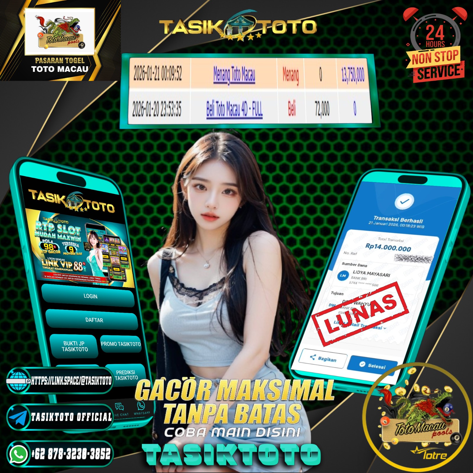 BUKTI JP TASIKTOTO – 21 JANUARI 2026